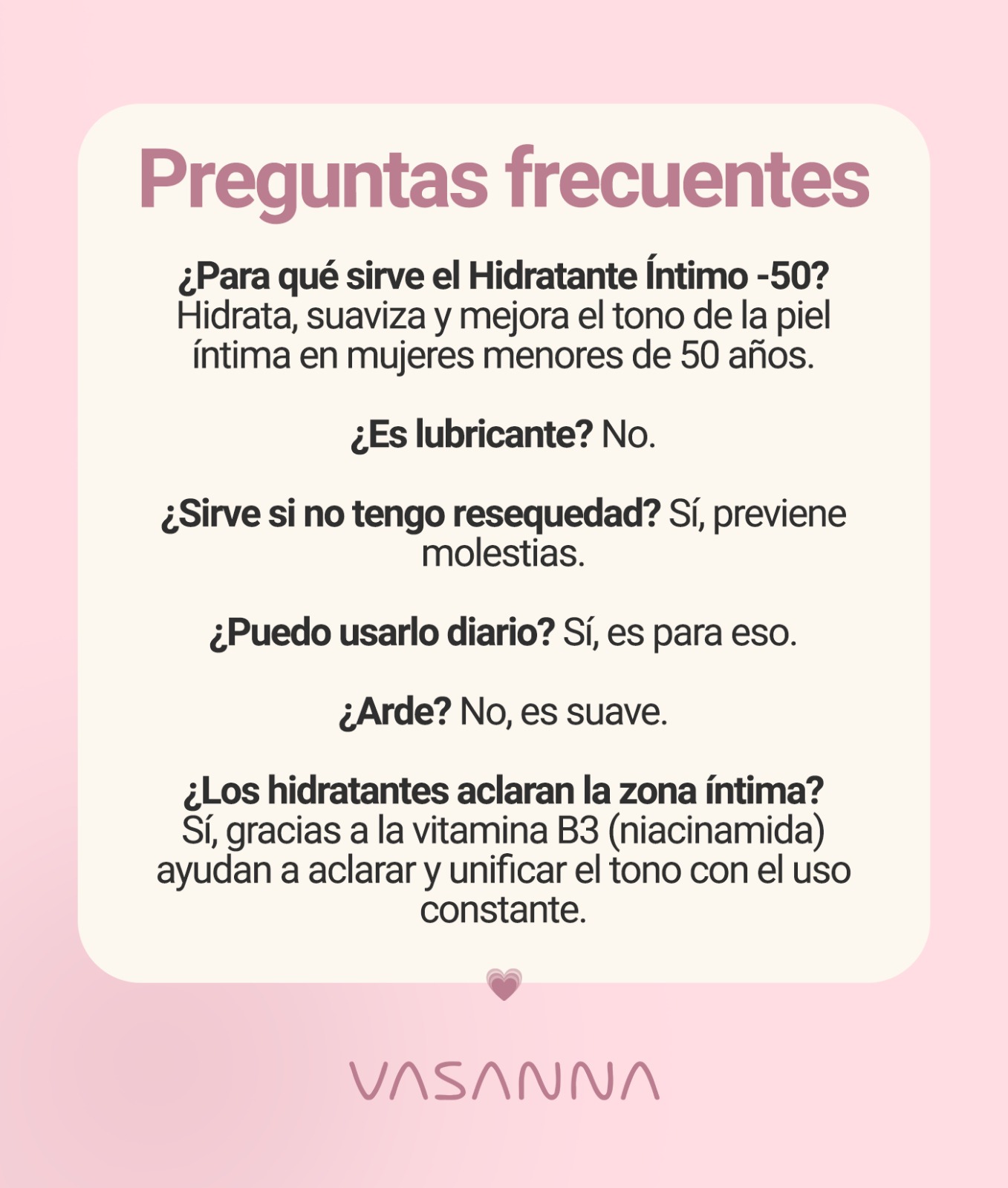 Hidratante Íntimo Con Ácido Hialurónico -50 / 30 ml - Imagen 3